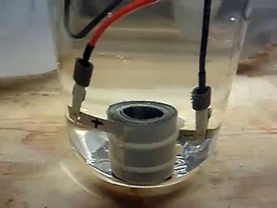 Hydrogen HHO G-cell and Tap Water demo