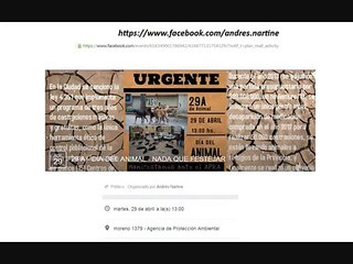 URGENTE nada que festejar Convocatoria día del animal 29A 2014