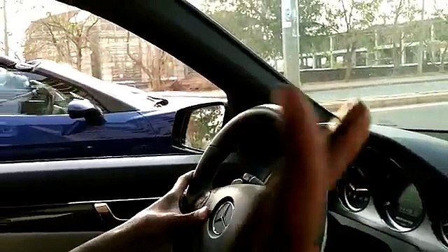 DarkKnight MotorSports Corvette C6 Burnout vs Mercedes C63 P31