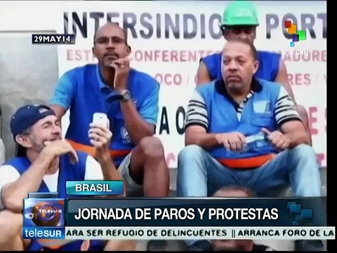 Sindicatos rechazan paquete de ajuste fiscal en Brasil