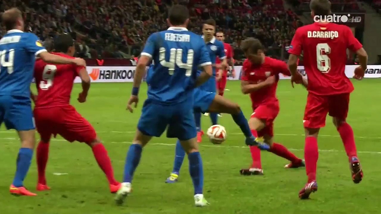 2015 Europa League Final, Dnipro vs. Sevilla. All Goals