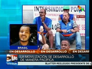 Trabajadores brasileños se movilizan contra la tercerización laboral