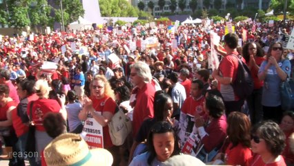 LA Rally: Don't Believe What Teachers Tell You