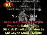 Aap Ki Nazaron Ne Samjha_ Video Karaoke With Scrolling Lyrics  Lata ji