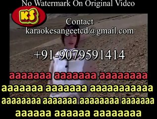 Bedardi Balama Tujhko Mera Mann Yaad _ Video Karaoke With Scrolling Lyrics