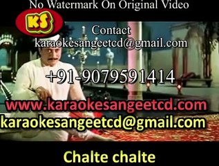 Chalte Chalte Yunhi Koi Mil Gaya Tha_ Video Karaoke With Scrolling Lyrics Lata Ji