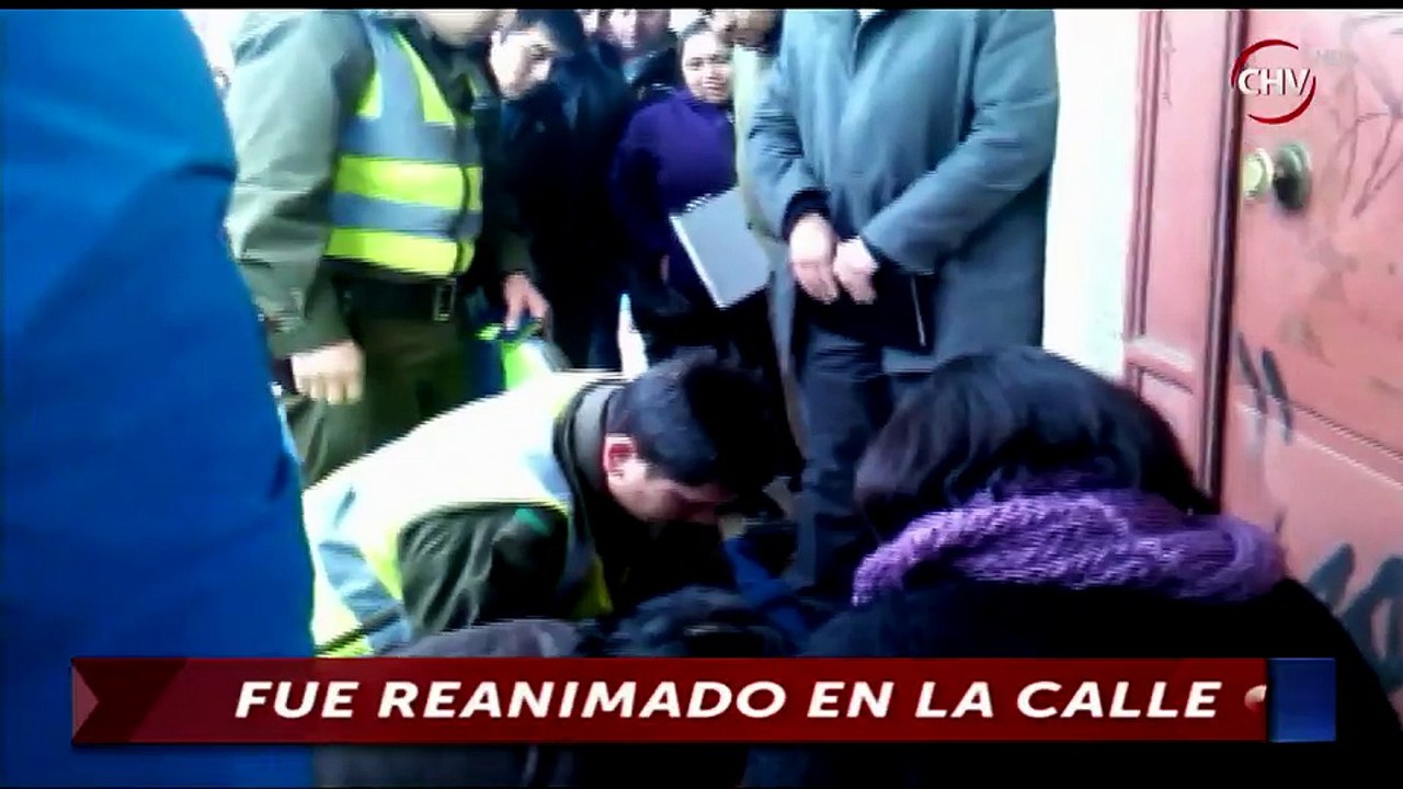 Carabineros pudo reanimar a persona tras sufrir paro pero ésta falleció - CHV Noticias