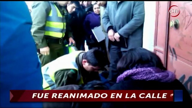 Carabineros pudo reanimar a persona tras sufrir paro pero ésta falleció - CHV Noticias