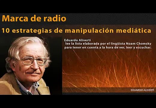 Las 10 Estrategias de MANIPULACIÓN MEDIÁTICA, por Noam Chomsky