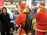 Santas Against Excessive Consumption, London UK, Xmas 08