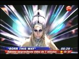 Lady Gaga en Chilevision Noticias  01/03/2011