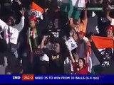 MS Dhoni destroying Pakistani bowlers 7756 India v Pakistan 5th at Karachi 2006 2
