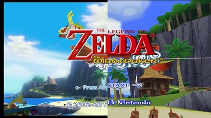 Wind Waker HD Direct Comparison using Dolphin Emulator  [Reupload]