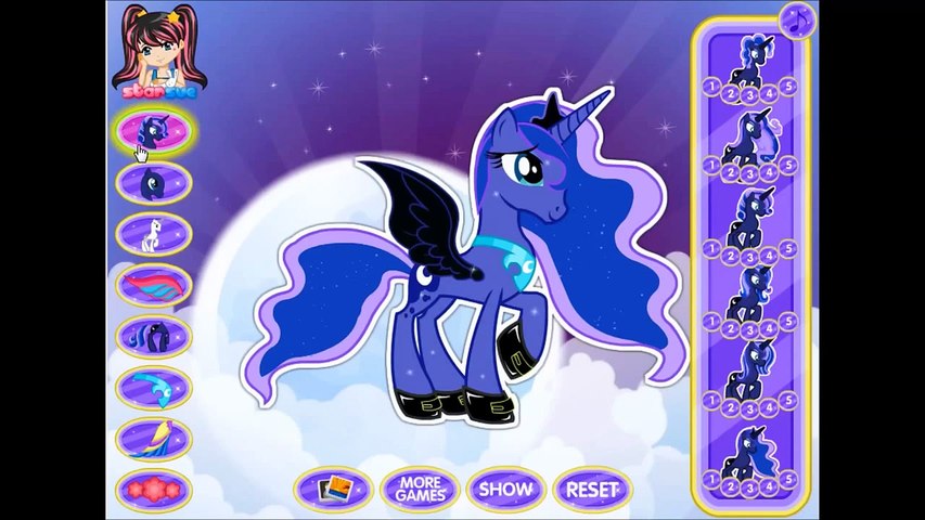 My Little Pony Friendship Is Magic Princess Luna Customization Video Game Hd Video Dailymotion