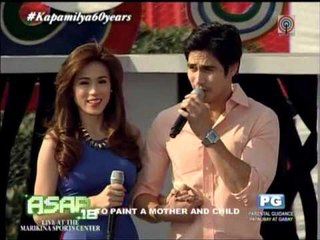 Sarah, John Lloyd heat up 'ASAP' stage