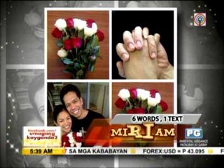 Miriam on engagement: An answered prayer