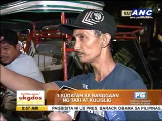 1 hurt in Manila 'kuliglig' mishap