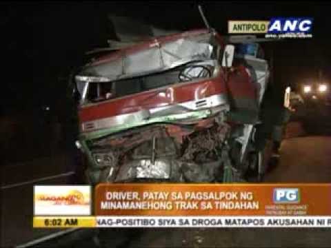 Truck driver dies in Antipolo mishap