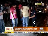 Truck rams cab in Manila; 1 hurt