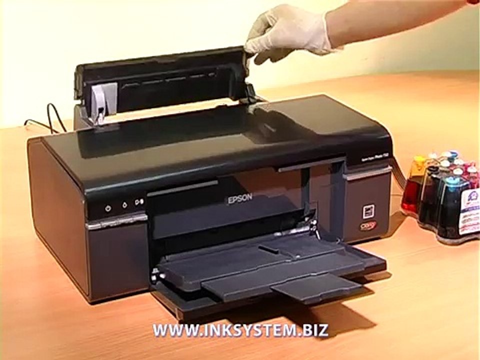 Промывка печатающей головки на примере принтера Epson T50 - video ...