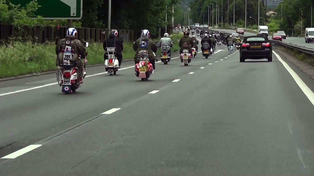 South Wales Scooterists - Llangorse Lakes Rideout 2 (31/5/2015)