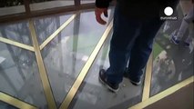 Eiffel Tower gets new perspective with glass floor view