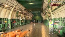 An-225 transportē Latvijas karavīru ekipējumu un tehniku uz Centrālāfrikas Republiku