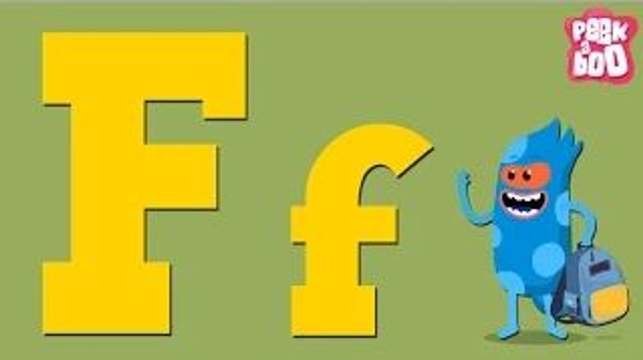 The F Song | Learn Alphabets A - Z | English Songs And Rhymes For Kids ...