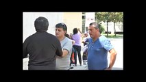 Giugliano (NA) - La protesta degli operatori STIR -live- (28.07.14)