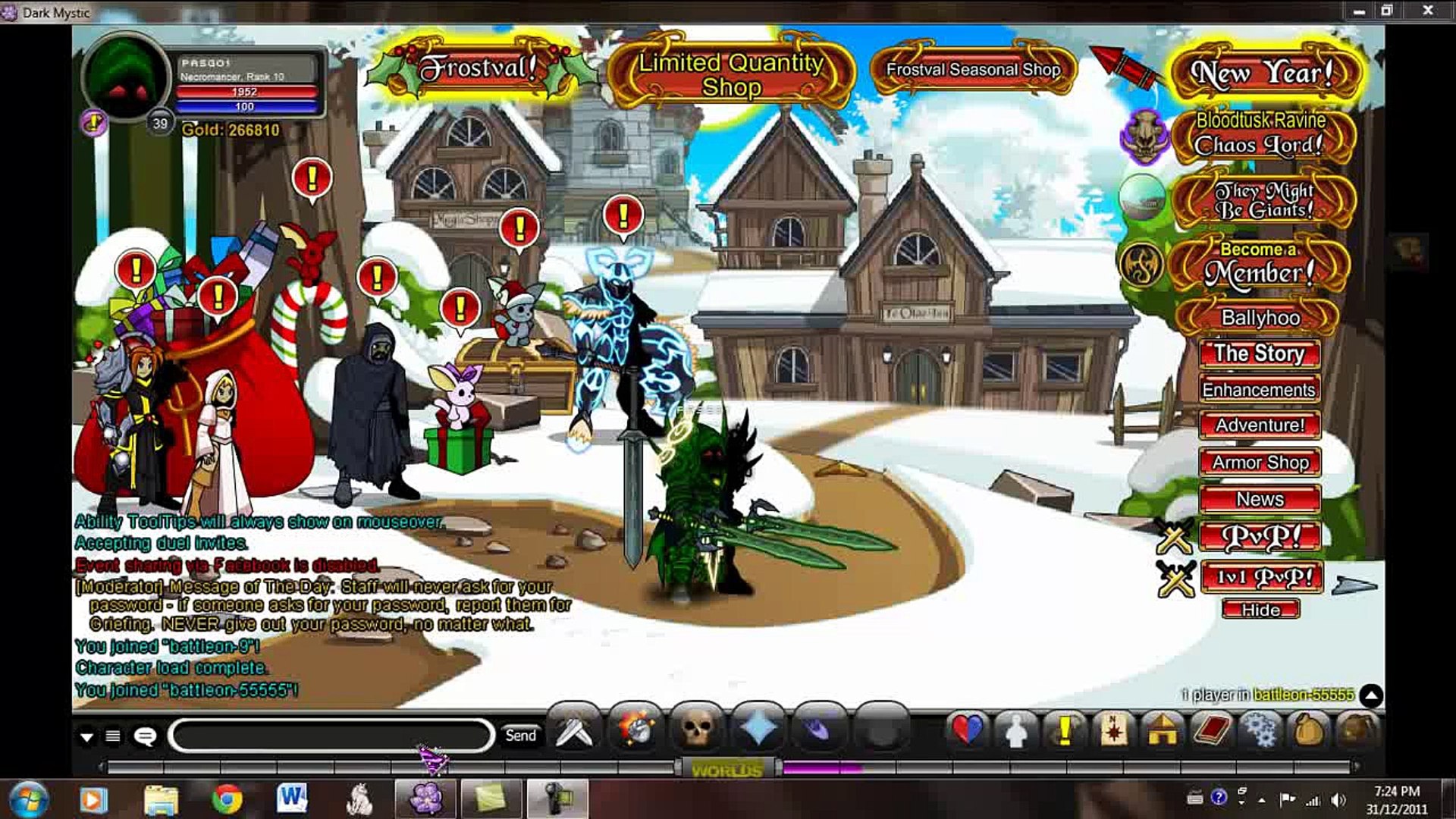 AQW How to Stack Escherion's Helm - video dailymotion