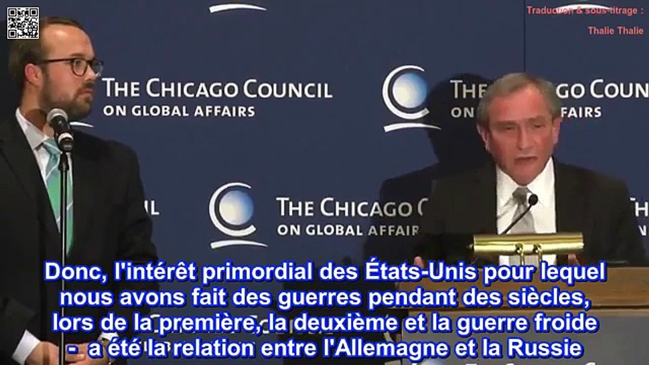 le directeur de renseignement Americain balance ses strategies sataniques
