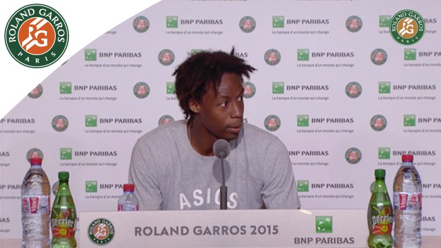 Conférence de presse Gaël Monfils Roland-Garros 2015 / 3e tour