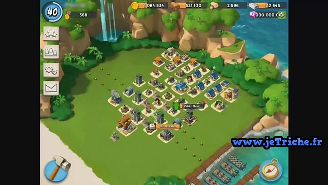 Boom Beach Francais Triche pour diamants infinis et autres ressources