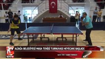 Aliağa Belediyesi Masa Tenisi Turnuvası Heyecanı Başladı