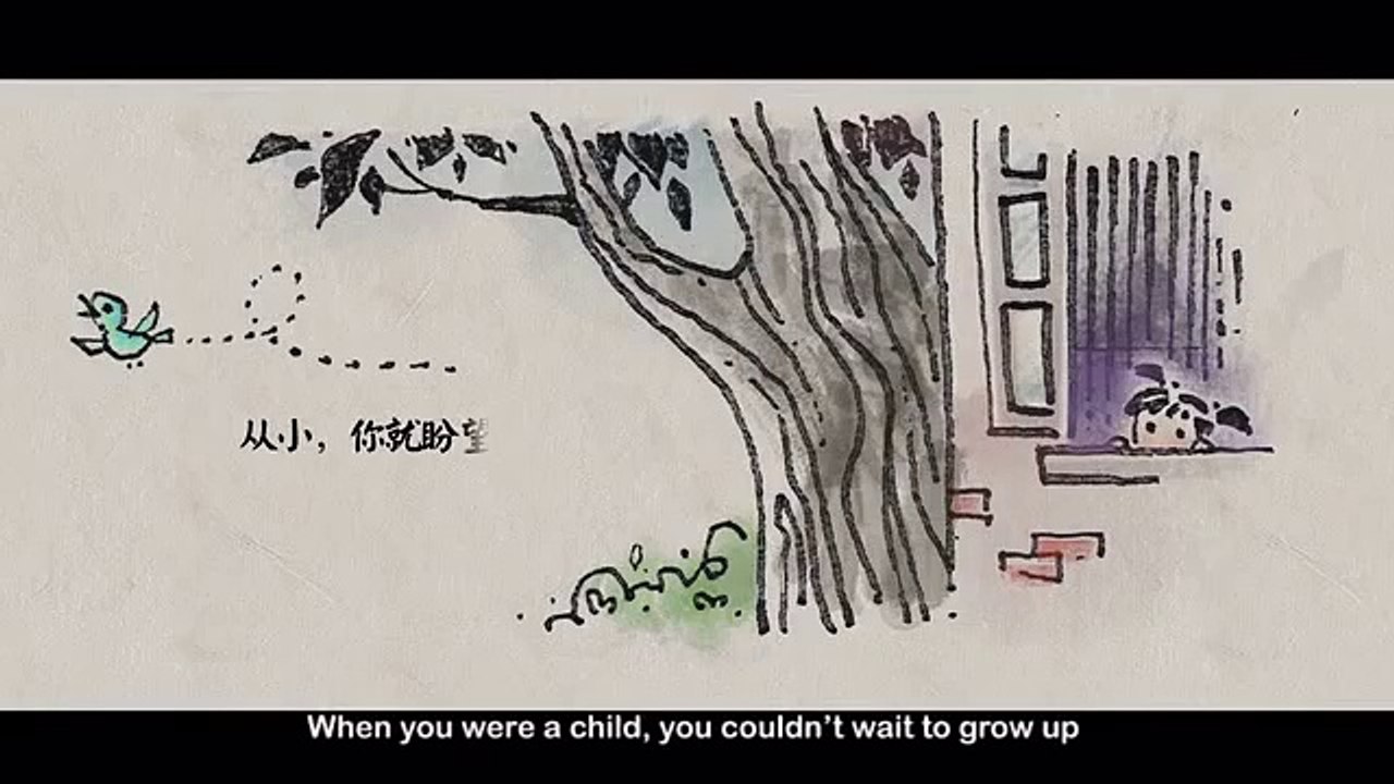 《媽媽的時光 Time of being with mother 》-  感動百萬華人的母親節溫馨短片 (爆紅大陸質樸動畫)