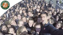 Novak Djokovic and the 2015 French Open ballkids