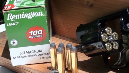 357 Magnum 125gr SNUBBY Ballistic Gel Test