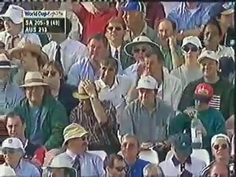 1999 World Cup Semi Final Australia vs South Africa Last Over Drama