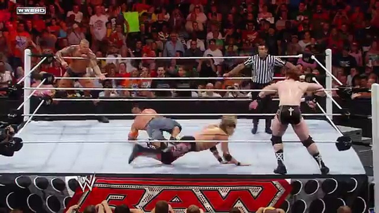 Raw John Cena - Randy Orton vs. Edge - Sheamus - 2015