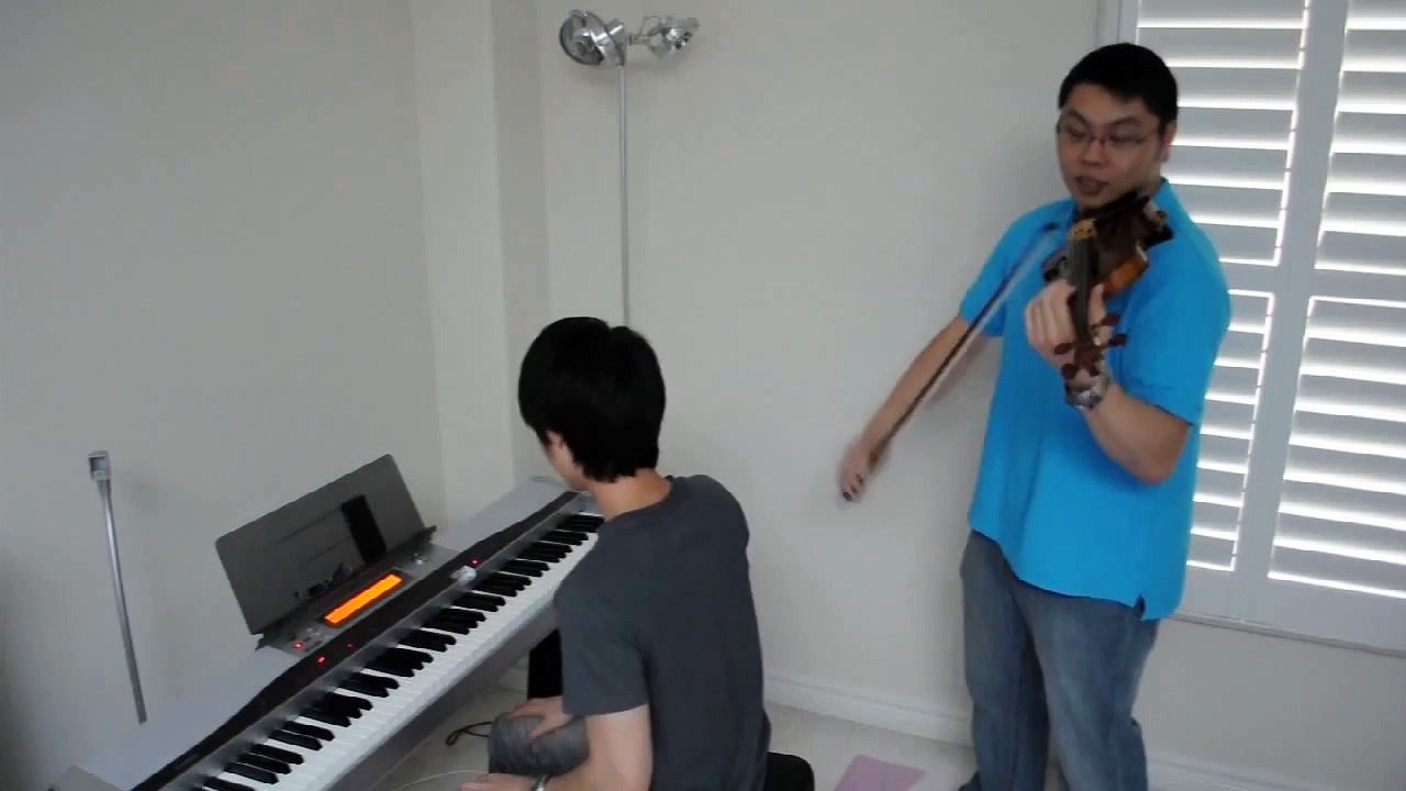 DONKEY KONG COUNTRY & STARFOX 64 - Main Theme Medley (Violin & Piano Duet) ft. HarbingerDOOM