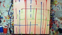 Tutorial Abstrakte Kunst (4) - Wir malen ein Bild - Acryl Spachtel-Technik - Painting Demo