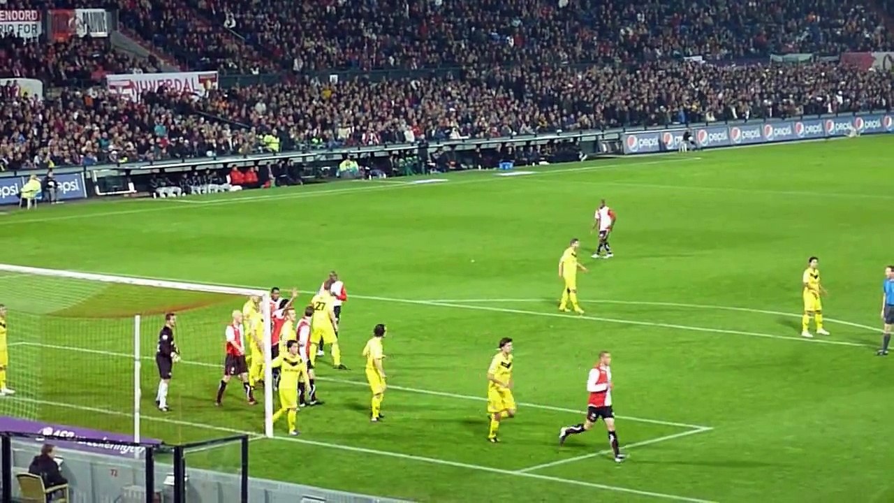 Feyenoord - VVV Venlo een wedstrijd met een gedachte 27-10-2010