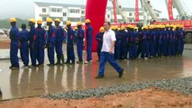 President Sirleaf Launches China Union's Operations in Liberia