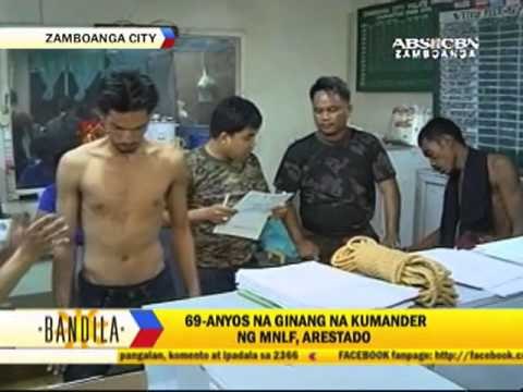 Old woman among captured MNLF rebels