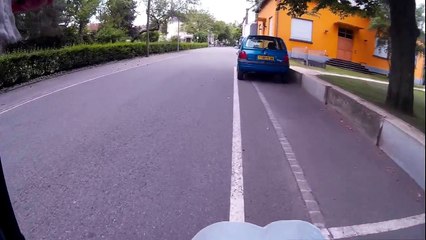 Inmotion SCV R1 go to street for a little ride.