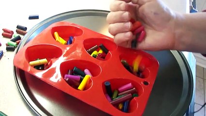 How to make heart shaped crayons