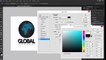 Photoshop cc Tutorials |Beginner Photoshop Tutorials Make a Logo Part 4