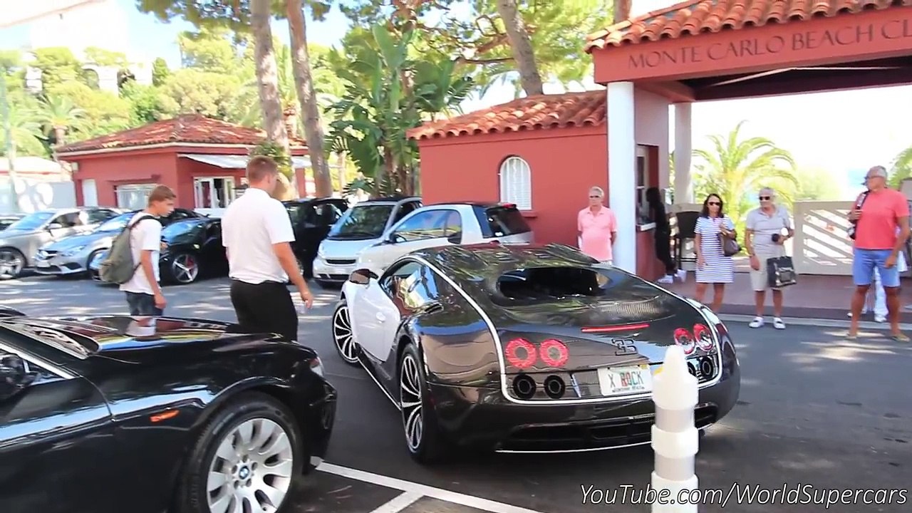 Bugatti Veyron độ gầm rú và tăng tốc trên đường phố
