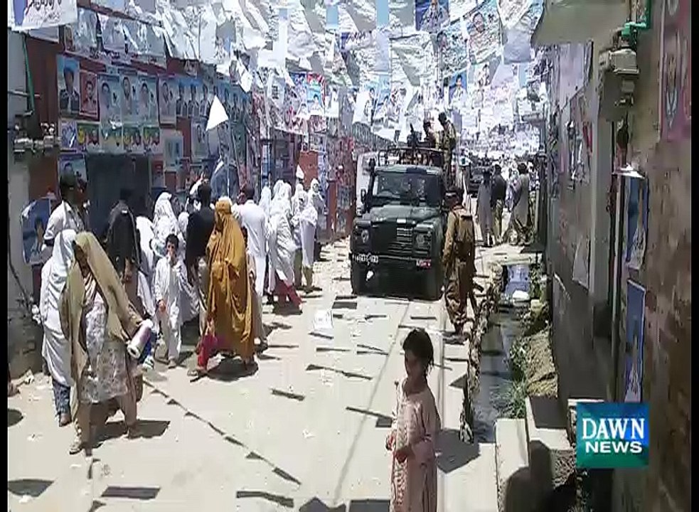 LG Polls in KPK : Polling suspended in various stations