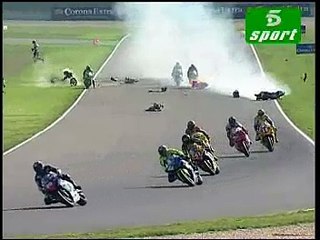 Superstock Lausitzring SBK crash